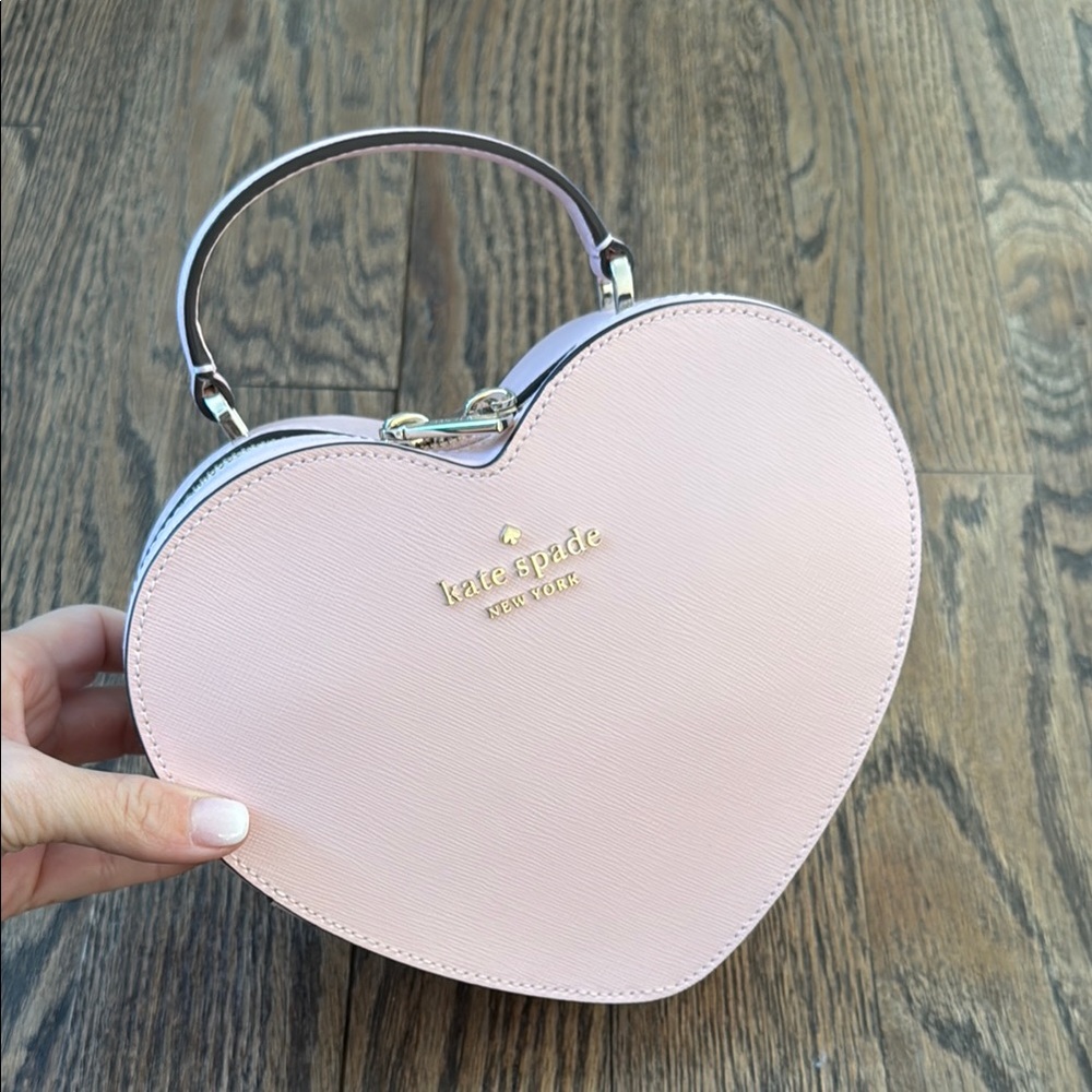 Kate Spade Pink Heart-Shaped Bag